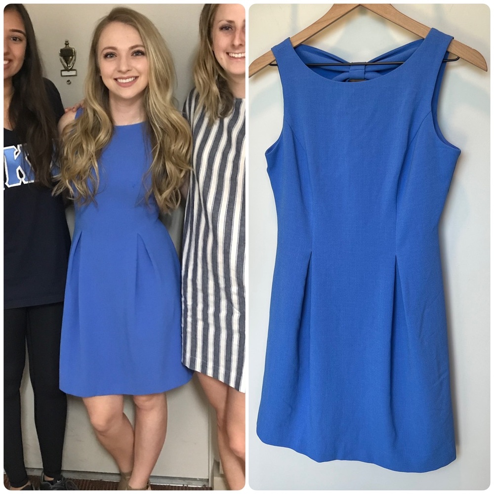 Vince Camuto Women's Blue Open Back Mini Dress - size XS